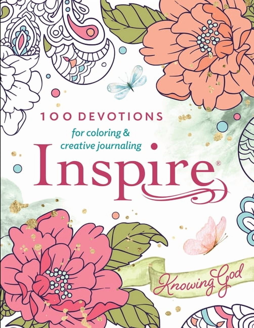 Inspire: Knowing God (Softcover) : 100 Devotions for Coloring and Creative Journaling (Paperback)