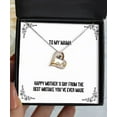 thumbnail image 1 of Inspire Mama Love Dancing Necklace, Happy Mother's Day from The Best Mistake You've Ever, Gifts for Mother, Present from Daughter, for Mama, 1 of 5