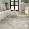 thumbnail image 1 of Inspire Me! Home Décor Brushstrokes Abstract Beige/Grey 5'3" x 7'3" Area Rug (5x7), 1 of 8