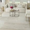 thumbnail image 1 of Inspire Me! Home Décor Brushstrokes Striped Beige Silver 7'10" x 9'10" Area Rug (8x10), 1 of 8