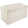 thumbnail image 1 of Inspire Me! Home Decor Anastasia Bench - 32" Velvet Storage Bench, 1 of 3