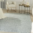 thumbnail image 1 of Inspire Me! Home Decor Joli Modern Abstract Ivory/Blue/Grey 5'3" x 7'3" Area Rug, (5' x 7'), 1 of 8