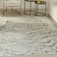 thumbnail image 1 of Inspire Me! Home Decor Metallic Abstract Glam Grey Mocha 5'3" x 7'3" Area Rug, (5' x 7'), 1 of 8