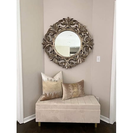 Inspire Me! Home Decor Victoria - Channeled Hinged Storage Bench