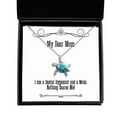 thumbnail image 1 of Inspire Mom Gifts, I am a Dental Hygienist and a Mom. Nothing Scares Me!, Mom Opal Turtle Necklace from Son, 1 of 1