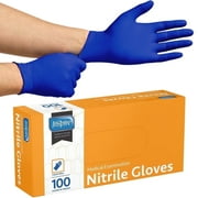 قفازات Inspire Nitrile التي تستخدم لمرة واحدة خالية من اللاتكس، عالية الجودة، قفازات طبية، صغيرة، علبة بها 100 قطعة