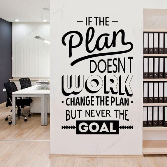 Inspire Office Decoration Motivational Wall Sticker Vinyl Interior ...