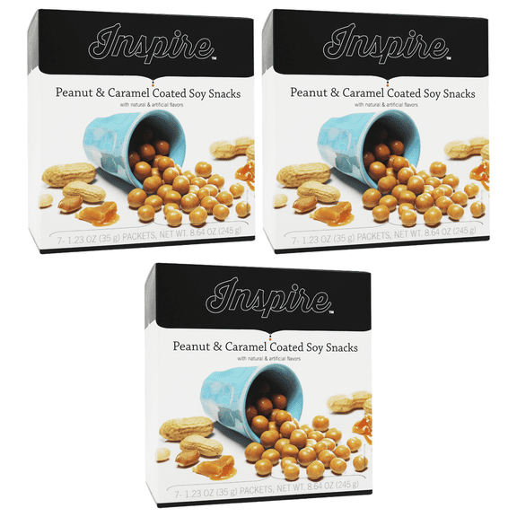 Inspire Peanut Soy Snacks by Bariatric Eating Size: 3-Pack