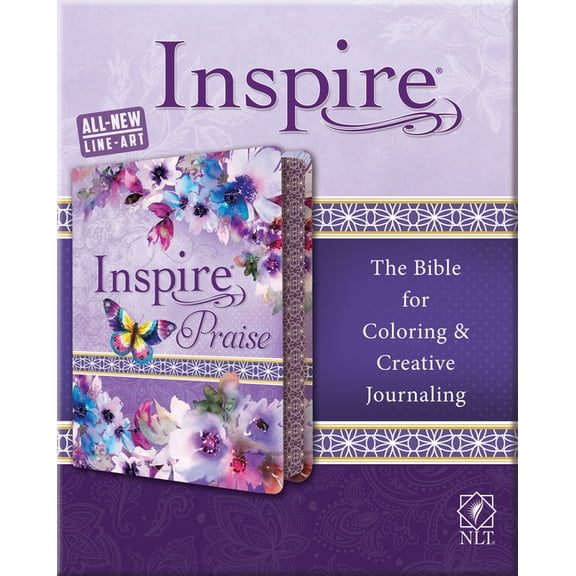 Inspire Praise Bible NLT, Feminine Deluxe (Hardcover)