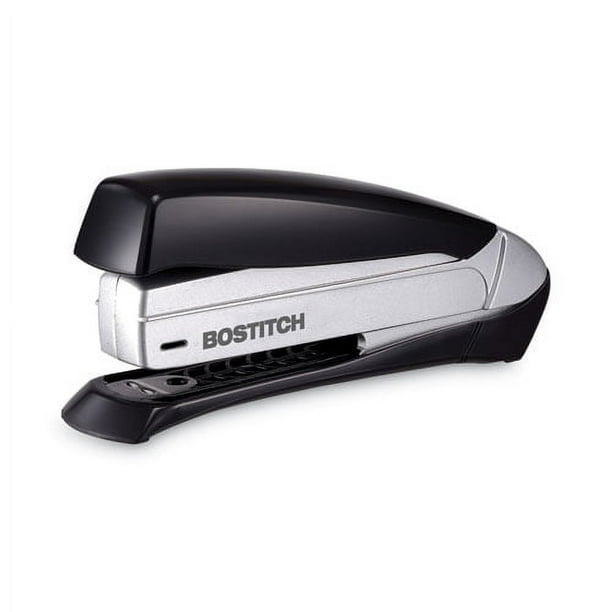 Inspire Spring-Powered Full-Strip Stapler, 20-Sheet Capacity, Black
