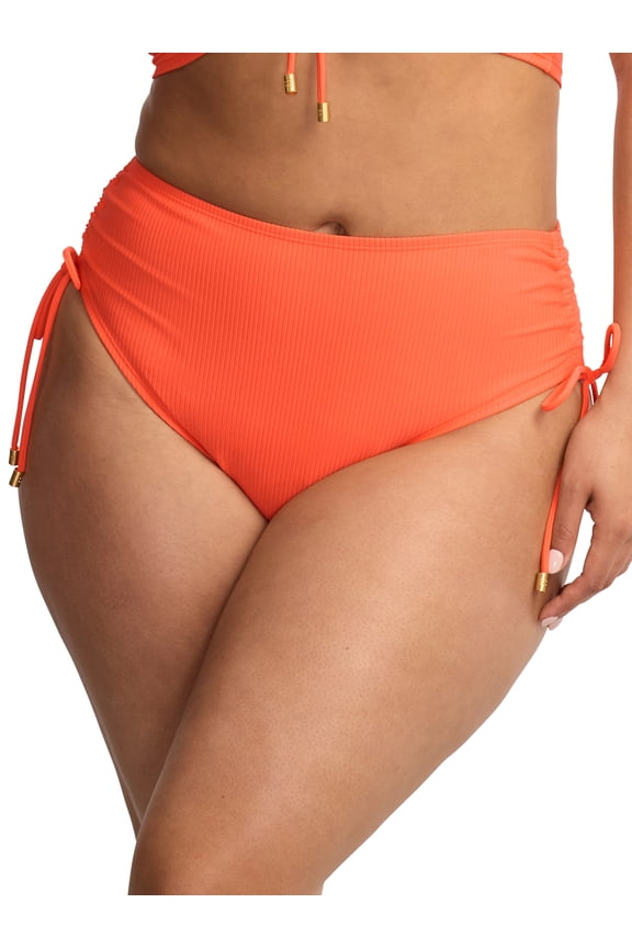 Womens Inspire Side-Tie Bikin Sea Coral S