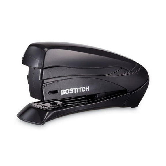 Inspire Spring-Powered Half-Strip Compact Stapler, 15-Sheet Capacity, Black | Bundle of 2 Each