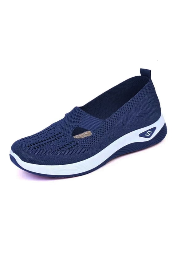 Inspire Uplift Shoes for Women,Orthopedic Sandals for Women,Summer Breathable Non-slip Soft Sole Elderly Shoes, Women's Casual Orthopedic Walking Flats for Midd,Slip on Arch Support Sneakers