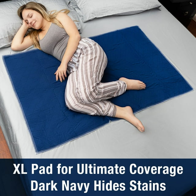 Inspire Waterproof Mattress Pad Protector, Dark Colored to Hide Stains
