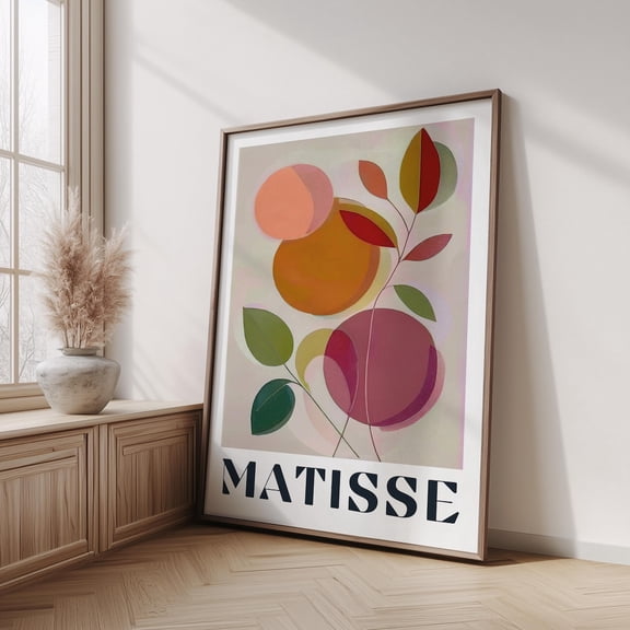 Inspired Botanical Colorful Leaf Unframed Paper Print