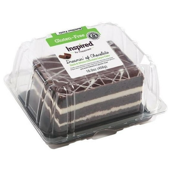 Inspired By Happiness Dreamin of Chocolate Dark and White Chocolate Layer Cake, 16 Ounce -- 12 per case.