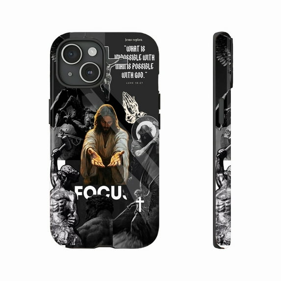 Inspired Christian Faith Phone Case for Believers - Motivational Religious Design, Durable Protection Compatible with iPhone 11/12/13/14/15/16 (Pro Max/Plus)