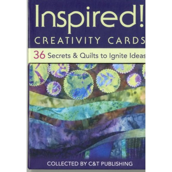 Pre-Owned Inspired! Creativity Cards: 36 Secrets & Quilts to Ignite Ideas Paperback