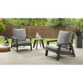 thumbnail image 1 of Inspired Home Maylani Outdoor 3pc Seating Group, Dark Grey, 1 of 8