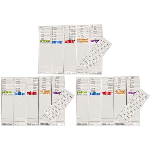 Inspired Minds Page Keepers Bookmarks, Hopefulness Booster Set, 30 Per Set, 3 Sets