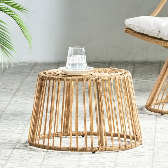Inspired Side Table - Brown For Outdoor Decor Cage Structure