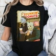 thumbnail image 1 of Inspired T-Shirt Michael Myers Drinking Coffee Funny Humorous Tee for Him, 1 of 5