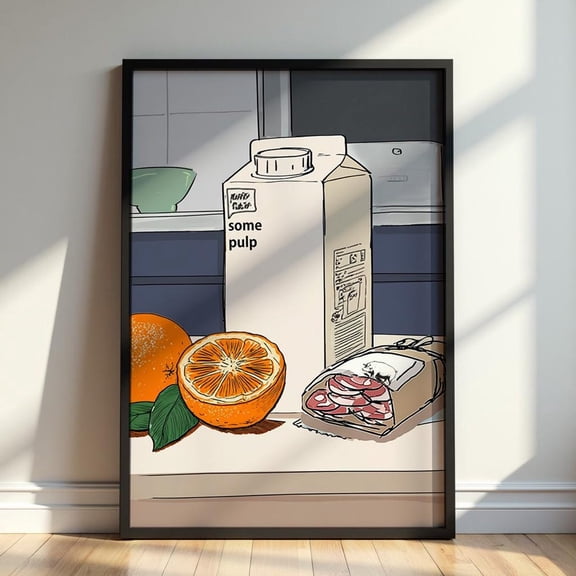 Inspired Tabletop Some Tonys Counter Kitchen Wall Art Unframed Paper Print