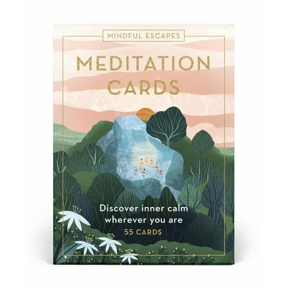 Mindful Escapes Meditation Cards: Discover Inner Calm Wherever You Are - 55 Cards (Hardcover)