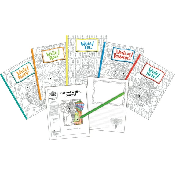 Inspired Writing Journals ̶ Set of 5