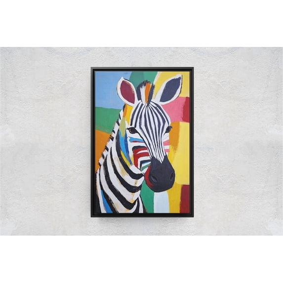 Inspired Zebra Wall Art Print,