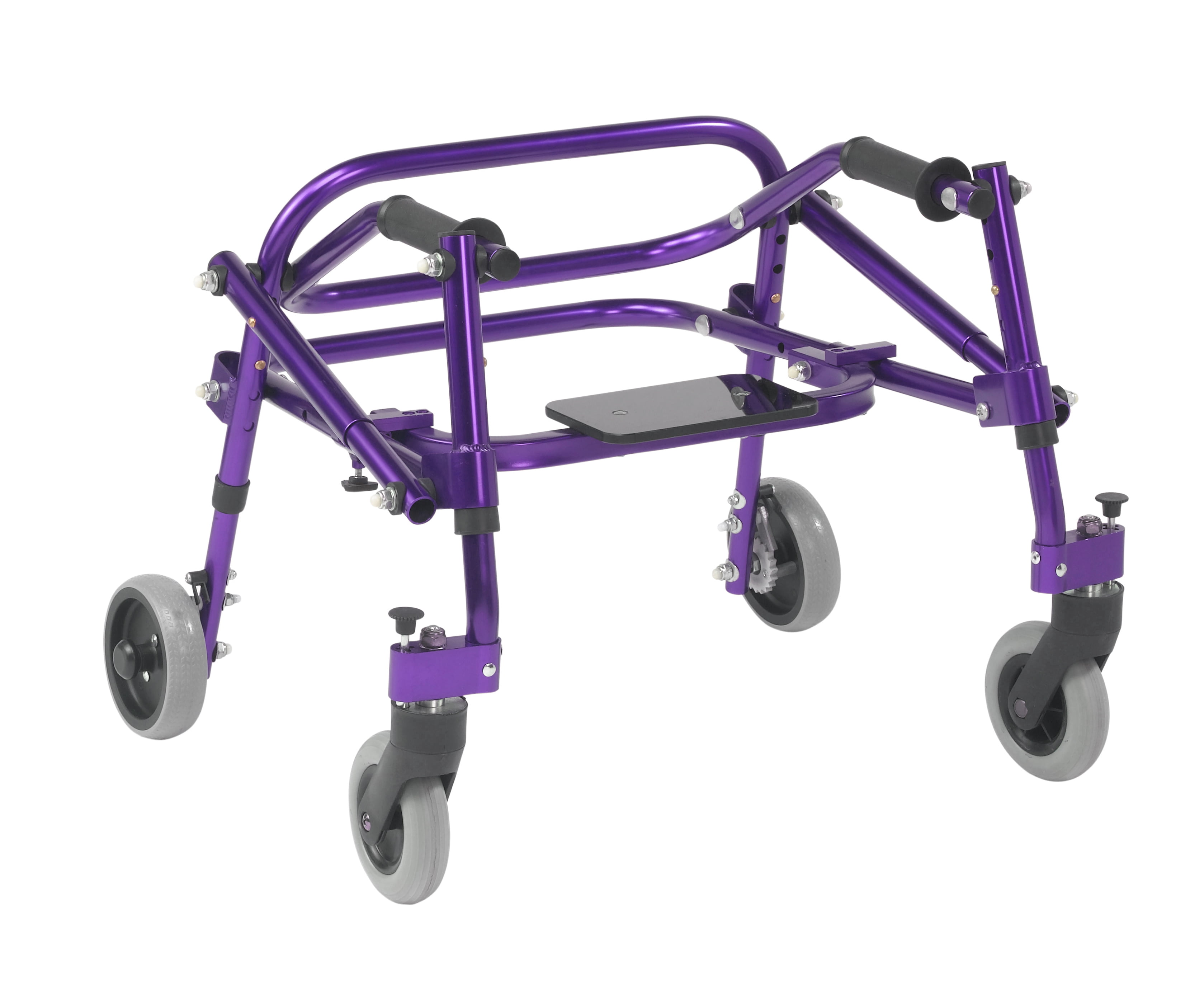 Inspired by Drive Nimbo 2G Lightweight Posterior Walker with Seat, Extra  Small, Wizard Purple
