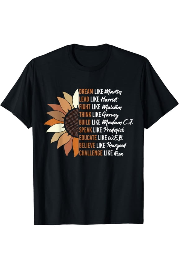 Inspiring Black Leader Black History Month T-Shirt