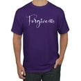 thumbnail image 1 of Inspiring Christian Quote Forgive Inspirational/Christian Men's Graphic T-Shirt, Purple, Large, 1 of 3