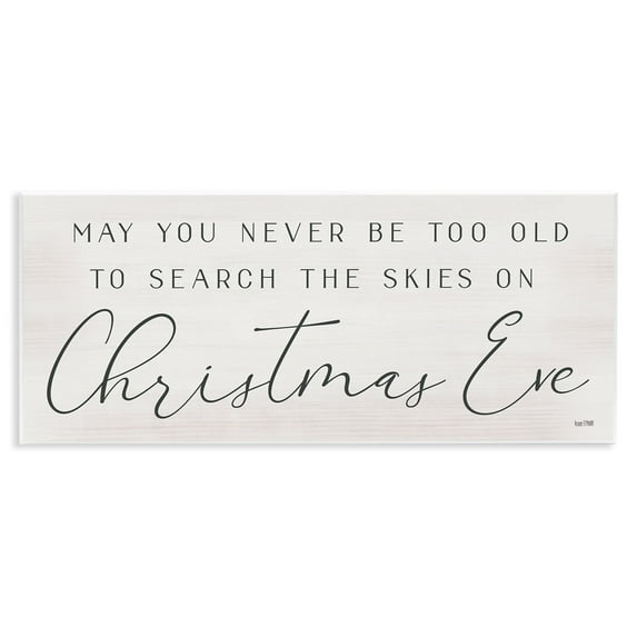 Inspiring Christmas Eve Typography Sentiment Script Inspirational Graphic Art Unframed Art Print Wall Art