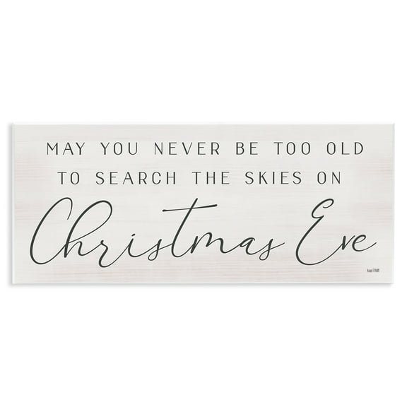 Inspiring Christmas Eve Typography Sentiment Script Inspirational Graphic Art Unframed Art Print Wall Art