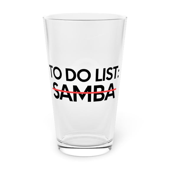 Inspiring Dance To Do List Samba Learn Saying Girl Mom Gag Funny Dance Samba Dancing Men Women Learning Pun Pint Glass, 16oz
