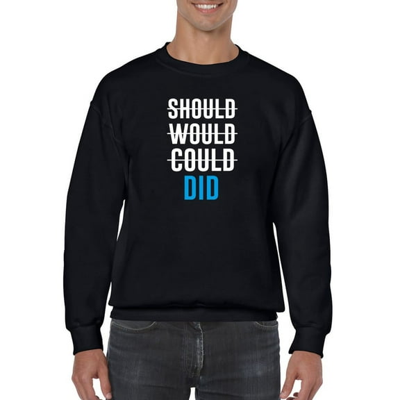 Inspiring Design With Word Did Sweatshirt Men -GoatDeals Designs, Male 5X-Large