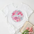 thumbnail image 1 of Inspiring Floral Mama T-Shirt, White, Black and Natural Boho Tee for Strong and Loving Mothers, 1 of 11