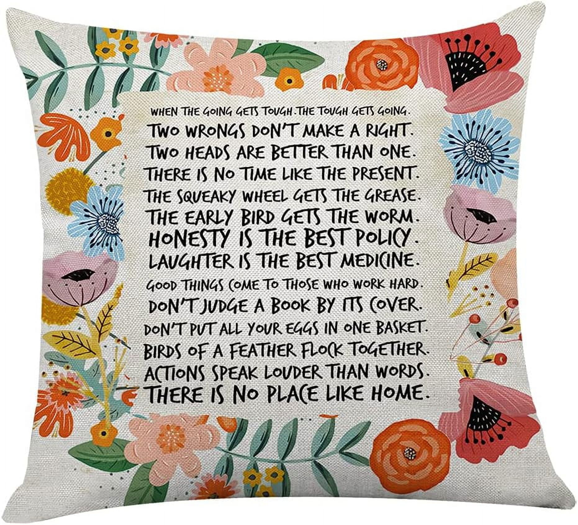 Inspiring Gifts Cute Colour Retro Flower Throw Pillow Cover Retro