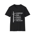 thumbnail image 1 of Inspiring Hispanic Renewed Christianity Statements Devotee Motivational Spanish Religious Uplifting Verses Unisex Softstyle T-Shirt, 1 of 4
