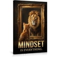 thumbnail image 1 of Inspiring Mindset Wall Art Poster Motivational Cat Lion Print Home Office Decor Encouraging Positive Thinking Artwork for Bedroom Living Room Inspirational Wall Decor for Daily Motivation-20x30inch(5, 1 of 7