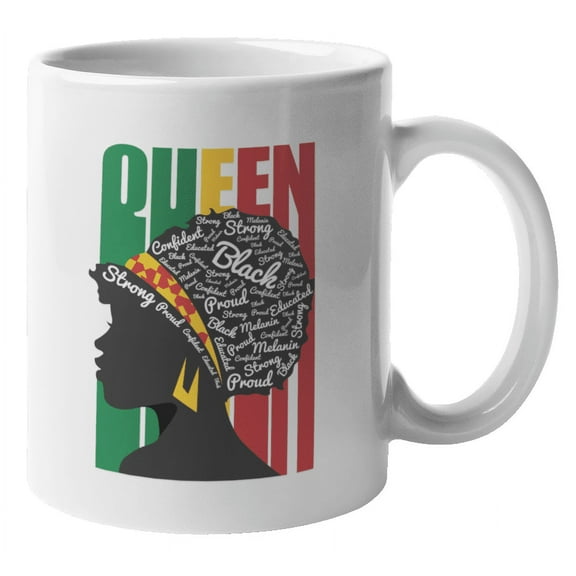 Inspiring Queen Black History Month Coffee & Tea Mug for African American (11oz)