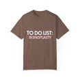thumbnail image 1 of Inspiring To Do List Rhinoplasty Awareness Support Motivational Survivor Rhinoplasty Survivors Women Men Unisex Garment-Dyed T-shirt, 1 of 4