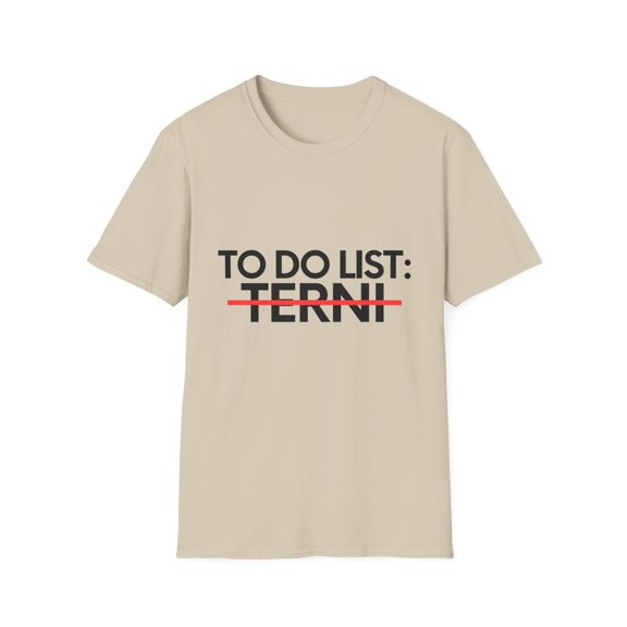 Inspiring Vacations To Do List Terni City Travel Tourism Gag Terni Funny Sarcasm Novelty Traveling Men Women Unisex Softstyle T-Shirt