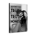 thumbnail image 1 of Inspiring Wall Art Housewarming Honest Man Confronted with Truth Motivational Verse Ready To Hang Stretched Canvas-Home Decor Unframed, 1 of 9