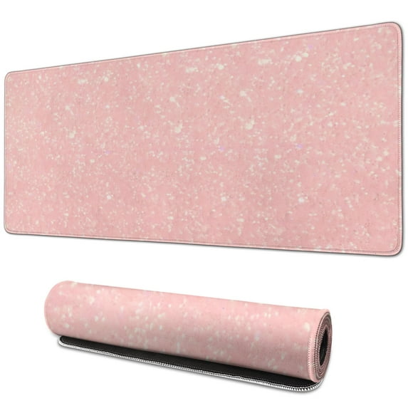 Inspiring Workspace with our Pink Mouse Pad Featuring a Motivational Quote - Large Desk Mat, Keyboard Pad, Laptop Protector (31.5x11.8in) - Cute Pink Desk Accessories