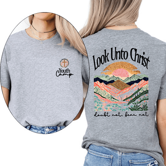 Inspiring Youth The Good Bible Verse Tshirts Romans 8:28 Scripture Graphic Tees Faith Based Religious Design Casual Tops Gray,2XL