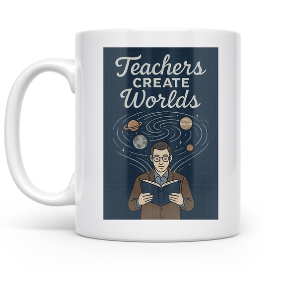 Teacher 11 oz Coffee Mug - Inspiring White Ceramic Gift