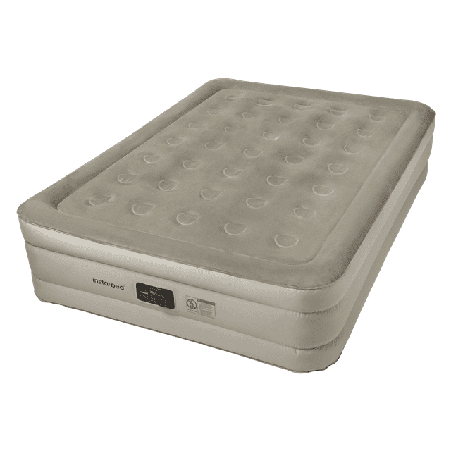 InstaBed 18" Air Mattress with Internal AC Pump & Neverflat Fabric