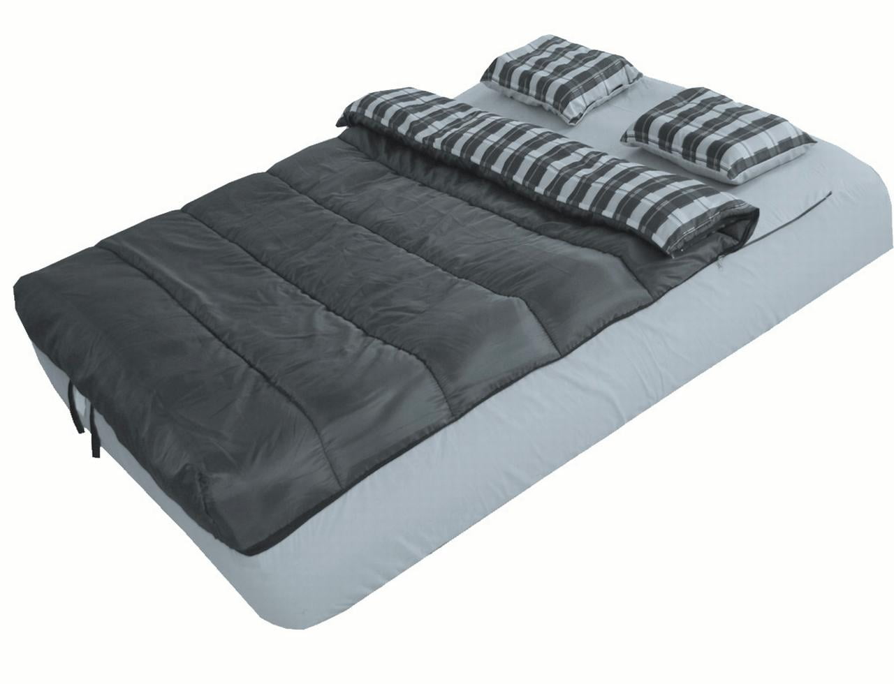InstaBed 6Piece Gray Bedding Set for Air Mattresses